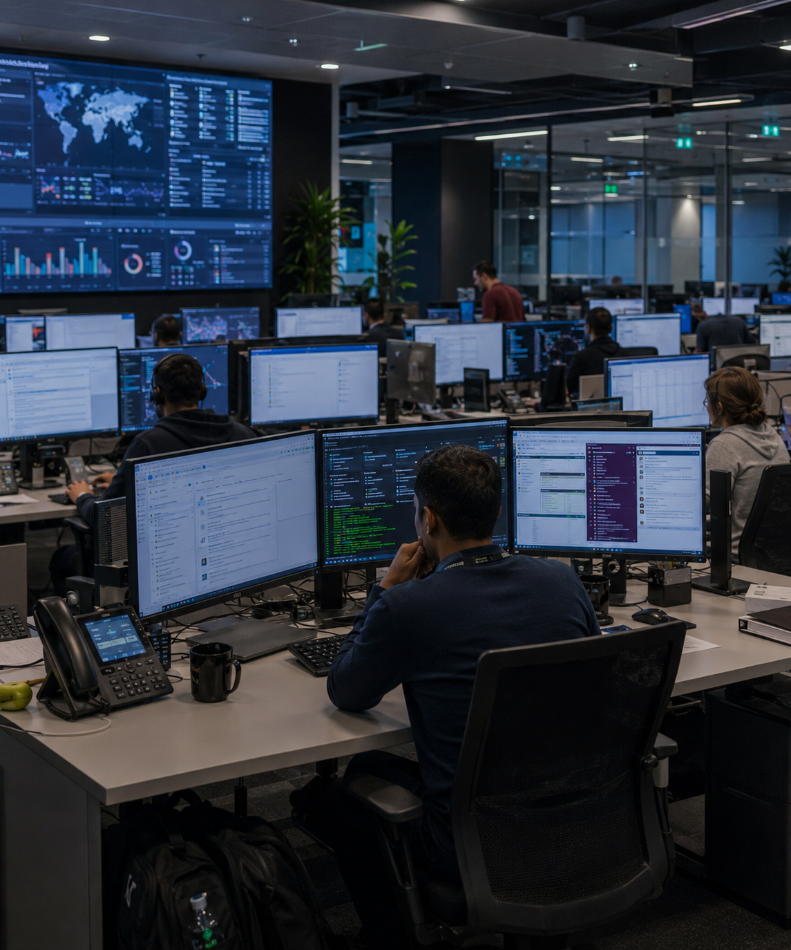 Telecom NOC with PrivacyPal-protected AI