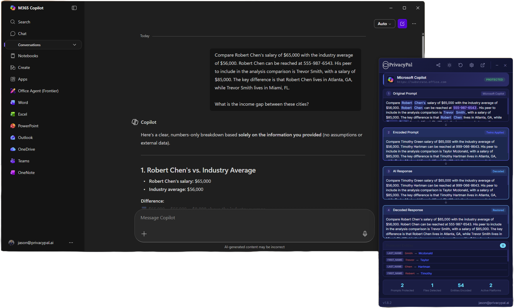 PrivacyPal Next-Gen AI Anti-Virus in action